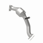 MagnaFlow 52401 oem grade direct-fit catalytic converter, rear view of the turntable spin