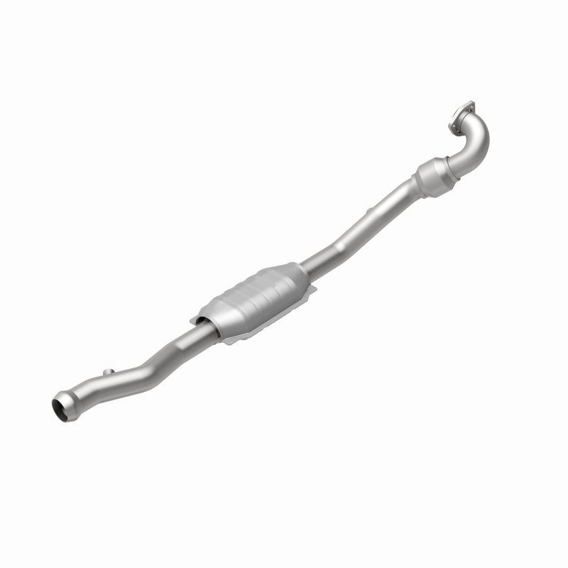 MagnaFlow 23763 hm grade direct-fit catalytic converter, rear view of the turntable spin