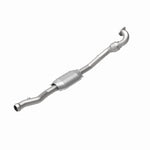 MagnaFlow 23763 hm grade direct-fit catalytic converter, rear view of the turntable spin