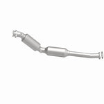 MagnaFlow 5411011 carb direct-fit catalytic converter, side view of the turntable spin