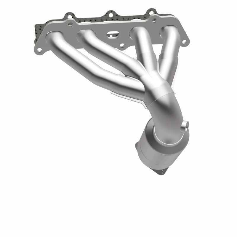 MagnaFlow 452016 carb manifold converter, opposite side view of the turntable spin