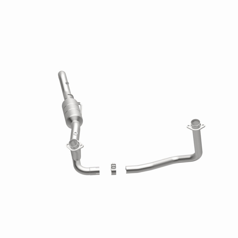 MagnaFlow 49473 oem grade direct-fit catalytic converter, opposite side view of the turntable spin