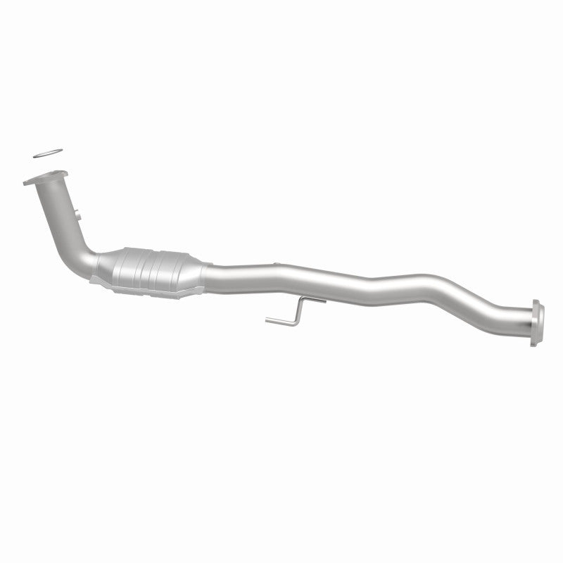MagnaFlow 49641 oem grade direct-fit catalytic converter, side view of the turntable spin