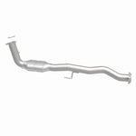 MagnaFlow 49641 oem grade direct-fit catalytic converter, side view of the turntable spin