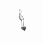 MagnaFlow 24469 hm grade direct-fit catalytic converter, opposite side view of the turntable spin
