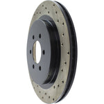 StopTech 92-02 Dodge Viper Drilled Rear Left Cryo Rotor