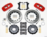 Wilwood AERO6 Front Hat Kit 14.25 Drilled Red 2008-2009 Pontiac G8 w/Lines