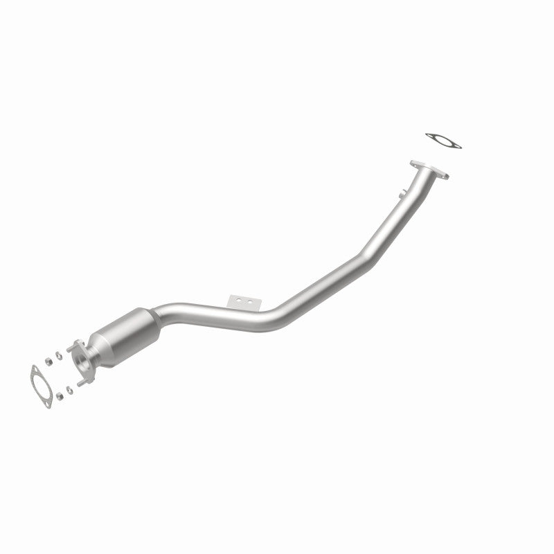 MagnaFlow 52841 oem grade direct-fit catalytic converter, rear view of the turntable spin