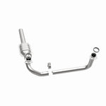 MagnaFlow 93109 epa direct-fit catalytic converter, opposite side view of the turntable spin