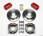 Wilwood Dynapro Low-Profile 11.00in P-Brake Kit - Red Chevy C-10 2.42 Offset 5-lug