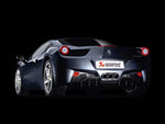 Akrapovic 10-15 Ferrari 458 Italia/458 Spyder Slip-On Line (Titanium) w/ Carbon Tips