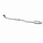 MagnaFlow 51619 oem grade direct-fit catalytic converter, side view of the turntable spin