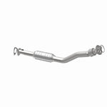 MagnaFlow 51996 oem grade direct-fit catalytic converter, opposite rear three-quarter view of the turntable spin