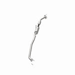 MagnaFlow 52458 oem grade direct-fit catalytic converter, side view of the turntable spin