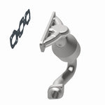 MagnaFlow 50646 hm grade manifold converter, opposite rear three-quarter view of the turntable spin