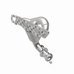 MagnaFlow 24367 hm grade manifold converter, rear view of the turntable spin