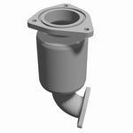 MagnaFlow 50818 hm grade direct-fit catalytic converter, side view of the turntable spin