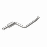 MagnaFlow 5571765 carb direct-fit catalytic converter, rear view of the turntable spin