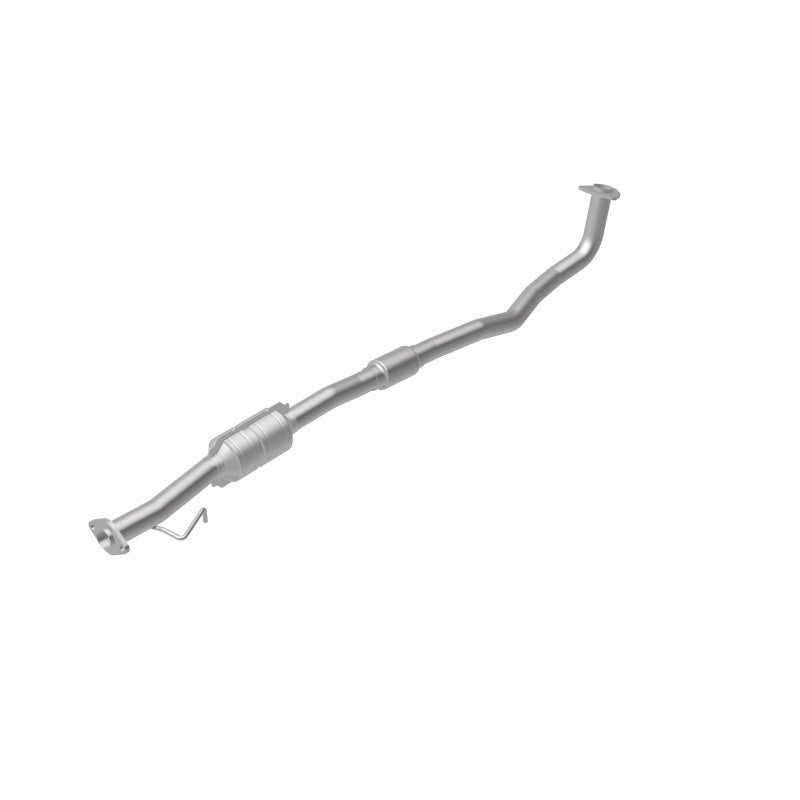 MagnaFlow 52121 oem grade direct-fit catalytic converter, rear view of the turntable spin