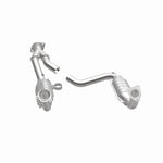 MagnaFlow 49580 oem grade direct-fit catalytic converter, opposite side view of the turntable spin
