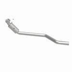 MagnaFlow 52076 oem grade direct-fit catalytic converter, side view of the turntable spin