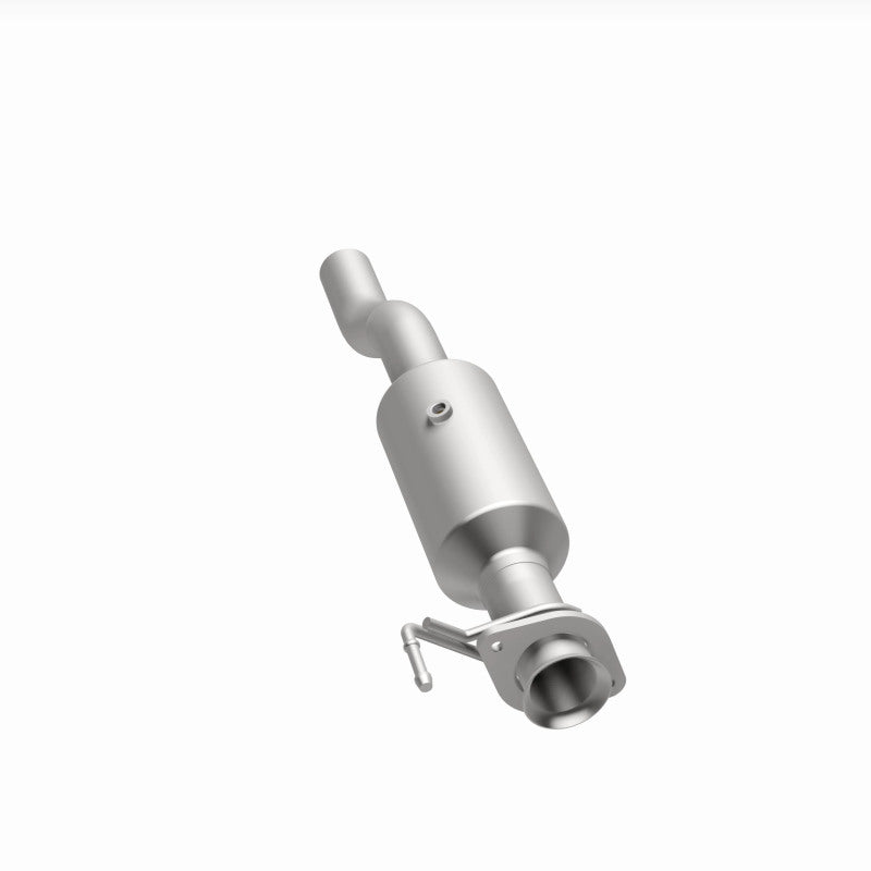 MagnaFlow 280440 oem grade direct-fit catalytic converter, opposite side view of the turntable spin