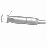 MagnaFlow 24161 hm grade direct-fit catalytic converter, side view of the turntable spin