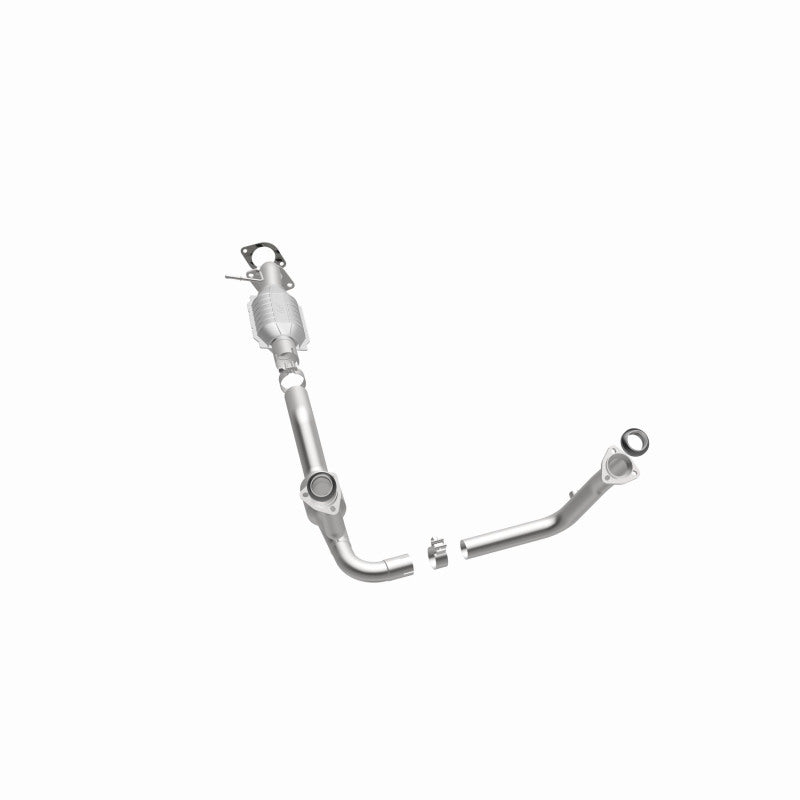 MagnaFlow 49109 oem grade direct-fit catalytic converter, opposite side view of the turntable spin