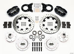 Wilwood Dynapro Dust-Boot Front Kit 12.19in Drilled 1965-1969 Mustang Disc & Drum Spindle