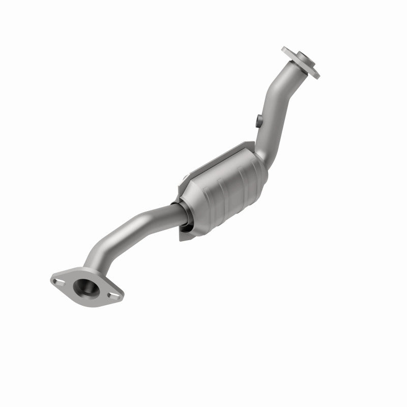 MagnaFlow 93224 hm grade direct-fit catalytic converter, rear view of the turntable spin