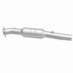 MagnaFlow 51084 oem grade direct-fit catalytic converter, side view of the turntable spin