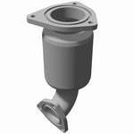 MagnaFlow 50818 hm grade direct-fit catalytic converter, rear view of the turntable spin