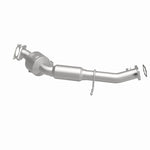 MagnaFlow 52152 oem grade direct-fit catalytic converter, side view of the turntable spin