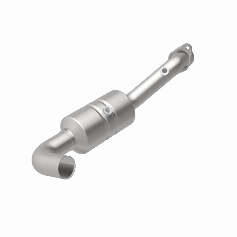 MagnaFlow 52591 oem grade direct-fit catalytic converter, rear view of the turntable spin