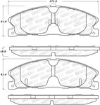 StopTech Street Brake Pads - Rear