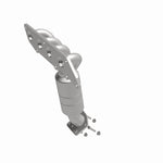 MagnaFlow 50510 hm grade manifold converter, front three-quarter view of the turntable spin