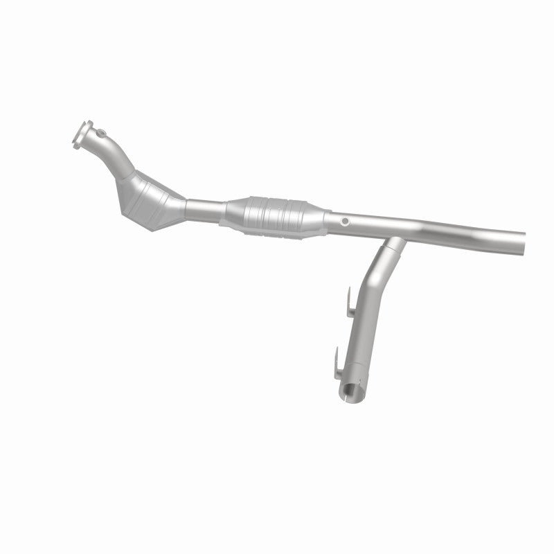 MagnaFlow 93130 hm grade direct-fit catalytic converter, side view of the turntable spin
