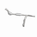 MagnaFlow 93130 hm grade direct-fit catalytic converter, side view of the turntable spin