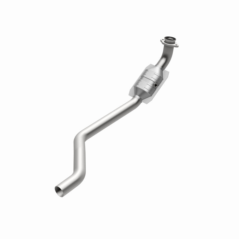 MagnaFlow 49921 oem grade direct-fit catalytic converter, rear view of the turntable spin