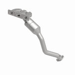 MagnaFlow 50430 hm grade manifold converter, side view of the turntable spin
