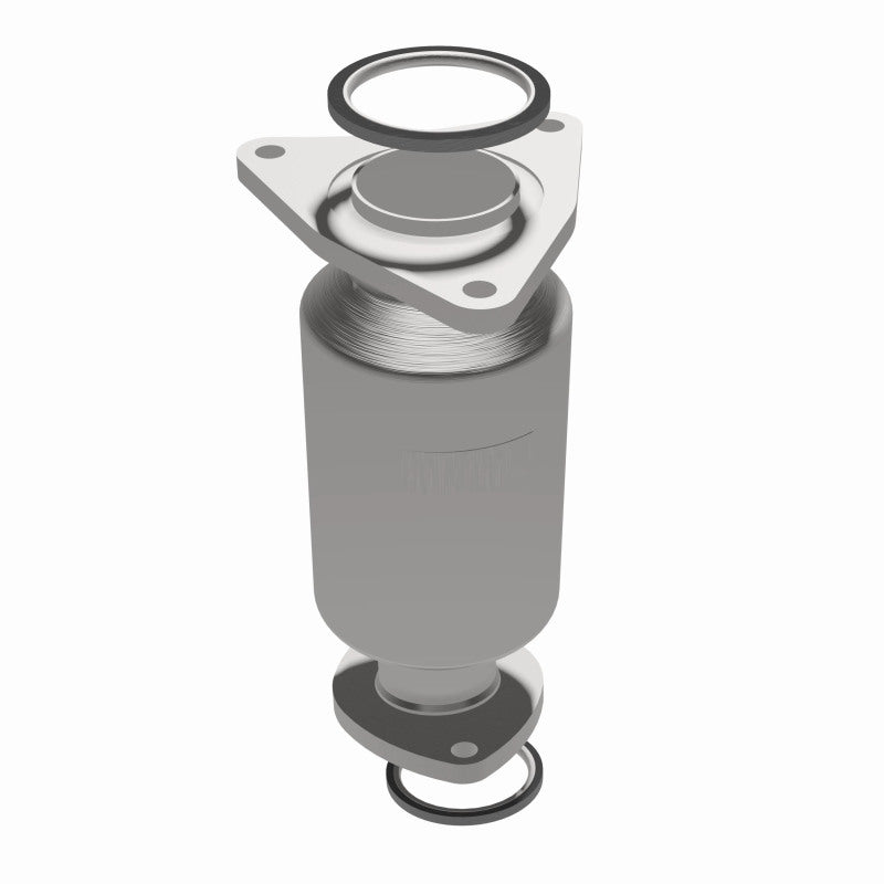 MagnaFlow 49909 oem grade manifold converter, opposite side view of the turntable spin