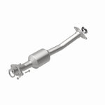 MagnaFlow 52689 oem grade direct-fit catalytic converter, rear view of the turntable spin