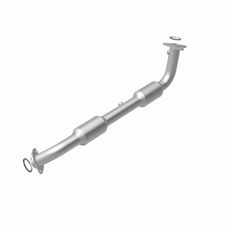 MagnaFlow 52633 oem grade direct-fit catalytic converter, rear view of the turntable spin