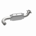 MagnaFlow 49498 oem grade direct-fit catalytic converter, opposite side view of the turntable spin