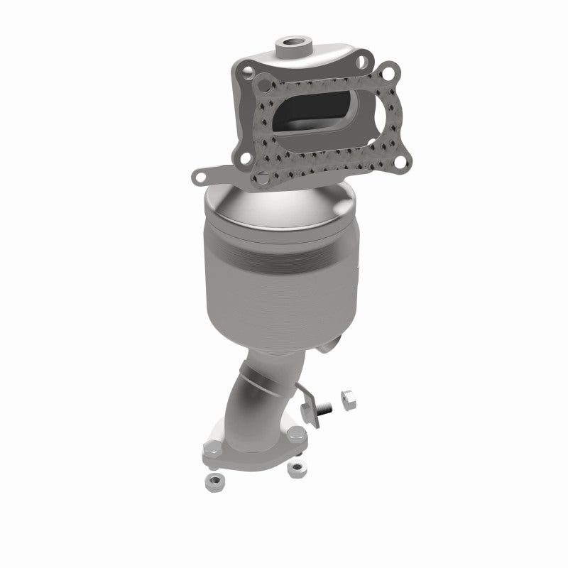 MagnaFlow 51995 oem grade manifold converter, opposite side view of the turntable spin