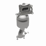 MagnaFlow 51995 oem grade manifold converter, opposite side view of the turntable spin
