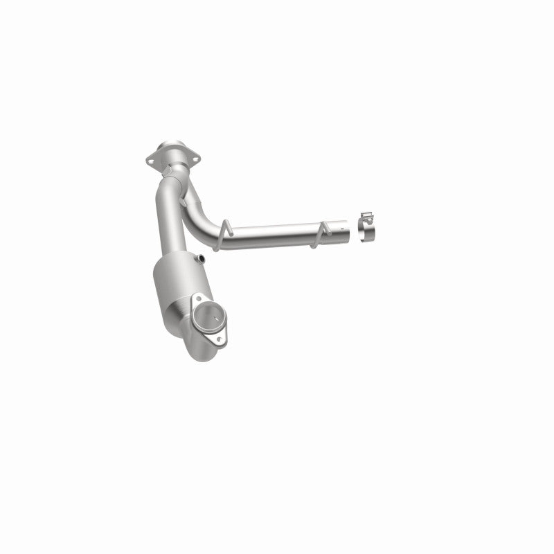 MagnaFlow 52508 oem grade direct-fit catalytic converter, opposite side view of the turntable spin