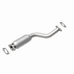 MagnaFlow 51317 oem grade direct-fit catalytic converter, rear view of the turntable spin