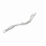 MagnaFlow 23559 epa direct-fit catalytic converter, rear view of the turntable spin