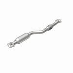 MagnaFlow 93136 hm grade direct-fit catalytic converter, rear view of the turntable spin